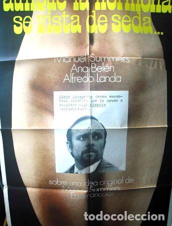 M&eacute;dailles th&eacute;matiques: afiche original pelicula aunque la hormona se vista de seda