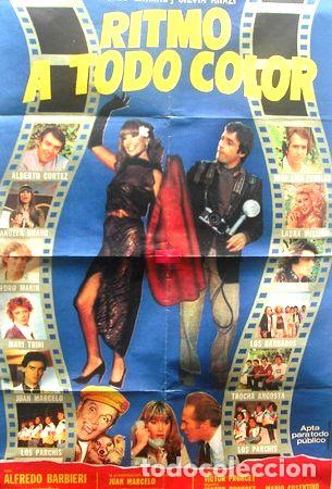 M&eacute;dailles th&eacute;matiques: afiche orig de la pelicula ritmo a todo color j barreiro