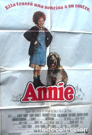 M&eacute;dailles th&eacute;matiques: afiche orig pelicula annie de john huston con albert finney
