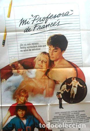Medallas tem&aacute;ticas: afiche original de la pelicula mi profesora de frances - Foto 1