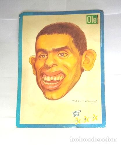 M&eacute;dailles th&eacute;matiques: poster diario ole carlos tevez cabj boca juniors