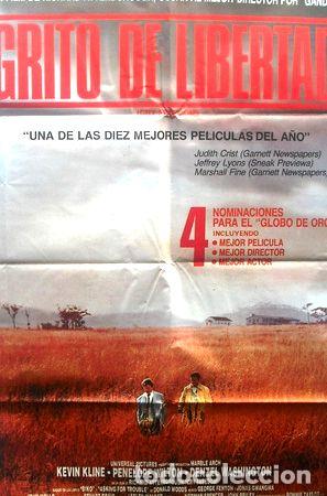 M&eacute;dailles th&eacute;matiques: afiche original de la pelicula grito de libertad kevin kline