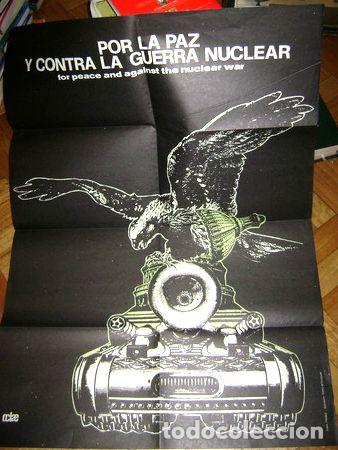 M&eacute;dailles th&eacute;matiques: poster por la paz y contra la guerra nuclear for peace and
