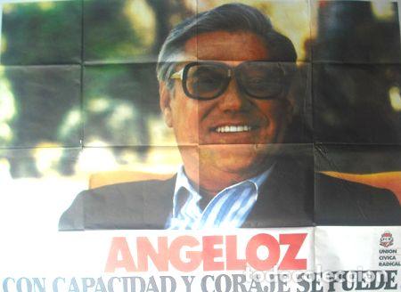 M&eacute;dailles th&eacute;matiques: afiche politico campana 1995 angeloz presidente se puede