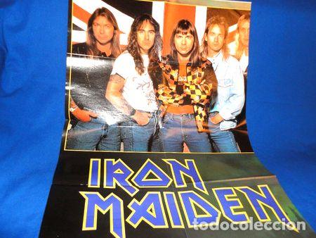 Medallas tem&aacute;ticas: iron maiden poster 80 cm largo x 42 ancho