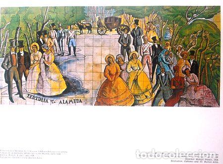 M&eacute;dailles th&eacute;matiques: un poster orig del mural del subte d estacion catedral
