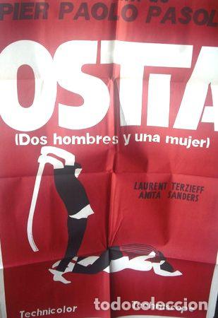 M&eacute;dailles th&eacute;matiques: afiche orig de la pelicula ostia dos hombres y una mujer