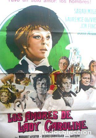 M&eacute;dailles th&eacute;matiques: afiche original de la pelicula los amores de lady caroline