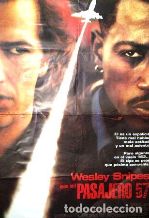 M&eacute;dailles th&eacute;matiques: afiche original de la pelicula pasajero 57 con wesley snipes