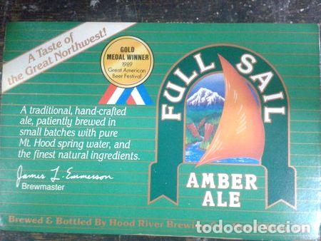 Medaglie tematiche: poster publicidad cerveza full sail amber ale