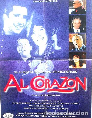 Medaglie tematiche: afiche orig pelicula al corazon tango mate adriana varela