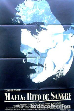 M&eacute;dailles th&eacute;matiques: afiche original de la pelicula mafia rito de sangre