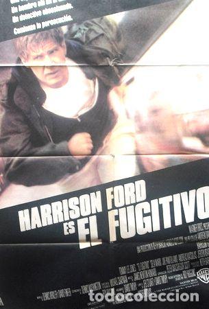 M&eacute;dailles th&eacute;matiques: afiche original de la pelicula harrison ford es el fugitivo