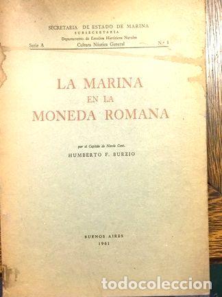 M&eacute;dailles th&eacute;matiques: la marina en la moneda romana bs as 1961 burzio