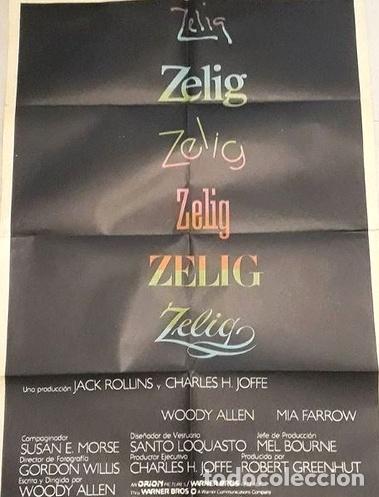 M&eacute;dailles th&eacute;matiques: afiche cine pelicula zelig orig