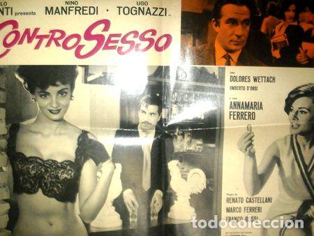 M&eacute;dailles th&eacute;matiques: afiche orig pelicula contro sesso amor en alta tension