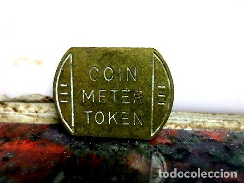 Medallas tem&aacute;ticas: ficha coin meter token inglaterra - Foto 1