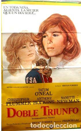 Medaglie tematiche: afiche original de la pelicula doble triunfo de bryan forbes