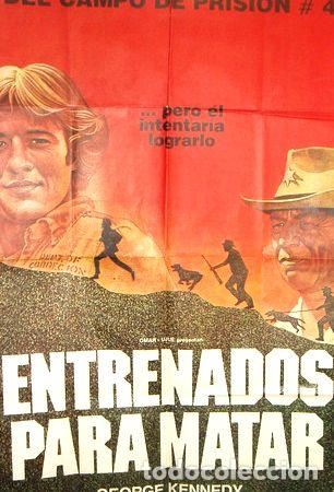 M&eacute;dailles th&eacute;matiques: afiche original de la pelicula entrenados para matar