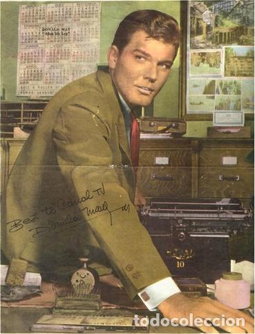 M&eacute;dailles th&eacute;matiques: poster gran actor norteamericano donald may de anos sin ley