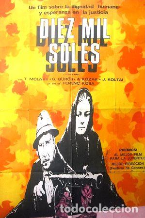 M&eacute;dailles th&eacute;matiques: afiche original de la pelicula diez mil soles tizezer nap