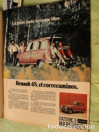 M&eacute;dailles th&eacute;matiques: publicidad renault 4s ano 1971
