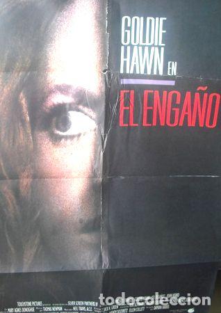 M&eacute;dailles th&eacute;matiques: afiche original de la pelicula el engano con goldie hawn