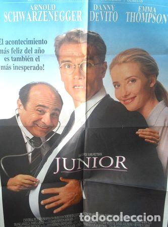 M&eacute;dailles th&eacute;matiques: afiche original de la pelicula junior con a schwarzenegger