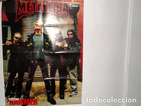 M&eacute;dailles th&eacute;matiques: metallica poster de 79 cm de largo x 56 cm de ancho