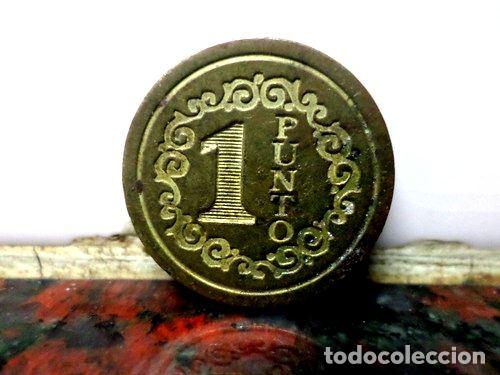 M&eacute;dailles th&eacute;matiques: ficha token 1 punto