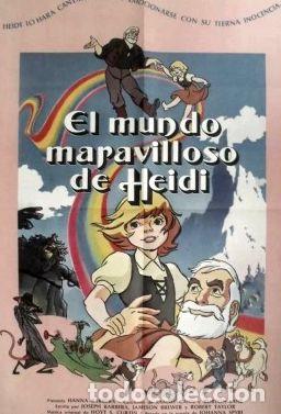M&eacute;dailles th&eacute;matiques: afiche de cine original el mundo maravilloso de heidi