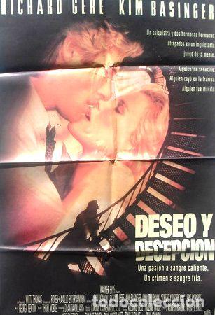 Medalhas tem&aacute;ticas: afiche original de la pelicula deseo y decepcion
