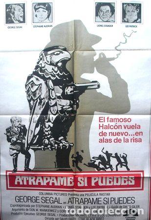 Medalhas tem&aacute;ticas: afiche orig pelicula atrapame si puedes con george seagal