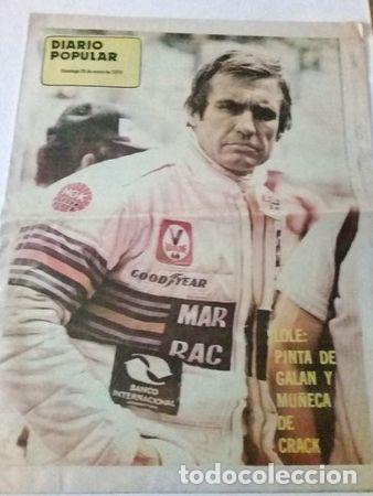 Medalhas tem&aacute;ticas: suplemento diario popular 1979 poster reutemann lotus
