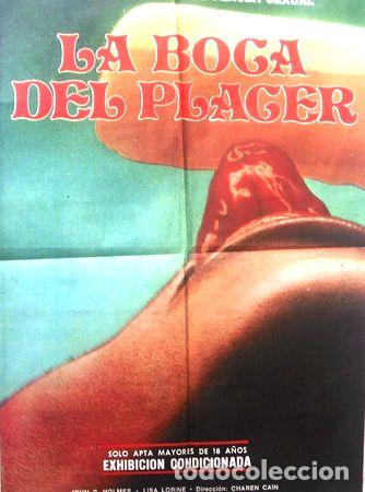 Medalhas tem&aacute;ticas: afiche original de la pelicula la boca del placer exh cond