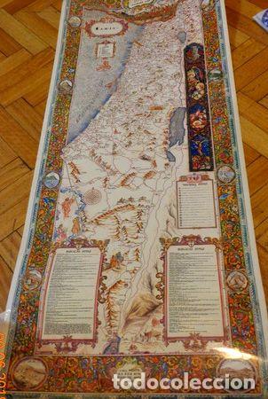 Medalhas tem&aacute;ticas: poster de lugares biblicos de tierra santa israel 42 x 105