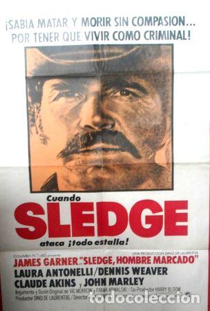 Medalhas tem&aacute;ticas: afiche original pelicula cuando sledge ataca todo estalla