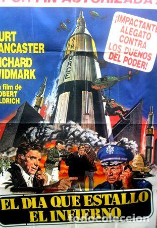 Medalhas tem&aacute;ticas: afiche orig de la pelicula el dia que estallo el infierno