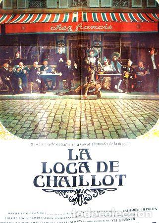 Medalhas tem&aacute;ticas: afiche original de la pelicula la loca de chaillot