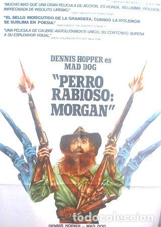 Medalhas tem&aacute;ticas: afiche orig de la pelicula perro rabioso morgan mad dog