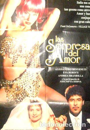 Medalhas tem&aacute;ticas: afiche original de la pelicula las sorpresas del amor