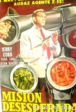 Medalhas tem&aacute;ticas: afiche original de la pelicula mision desesperada jerry cobb