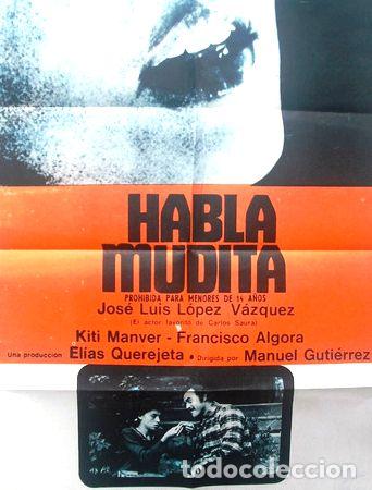 Thematische Medaillen: afiche orig de la pelicula habla mudita de manuel gutierrez