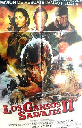 Thematische Medaillen: afiche original de la pelicula los gansos salvajes ii