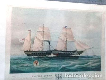 Thematische Medaillen: lamina marina british queen steam ship cotman 1838