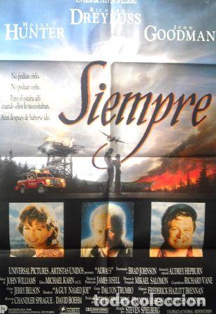 Medallas tem&aacute;ticas: afiche original de la pelicula siempre de steven spielberg