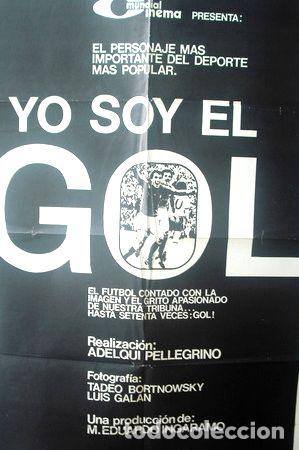 Medallas tem&aacute;ticas: afiche original de la pelicula yo soy el gol - Foto 1