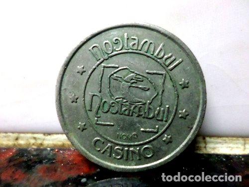 Medallas tem&aacute;ticas: ficha 25 centavos casino nostambul