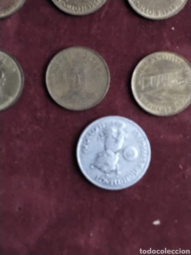 Medallas tem&aacute;ticas: FICHAS SHELL lote de 9 - Foto 4