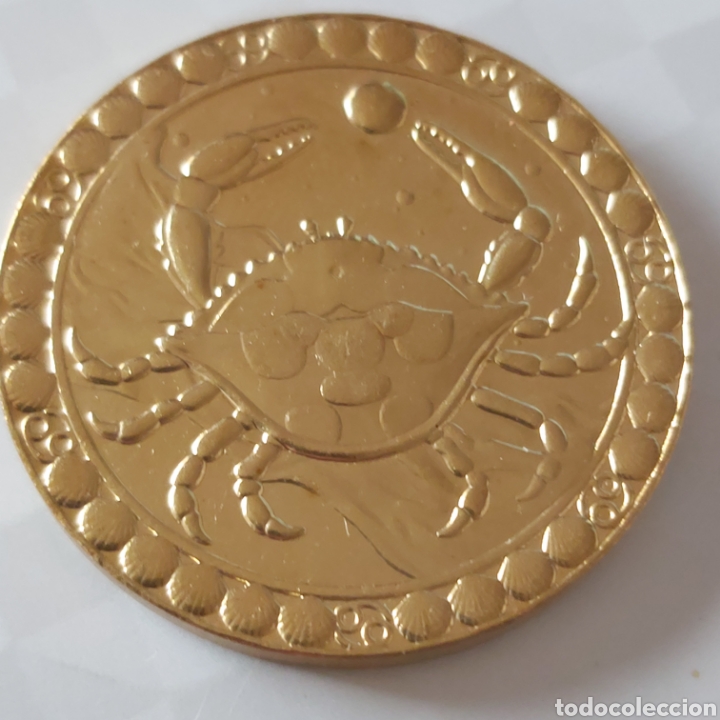 Medallas tem&aacute;ticas: PRECIOSA MONEDA DE ORO ELECTROGALVANIZADO. REF S4 M - Foto 1